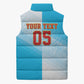 Custom DR Congo Football 2026 Sleeveless Puffer Jacket Fimbu Na Fimbu