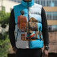 Custom DR Congo Football 2026 Sleeveless Puffer Jacket Fimbu Na Fimbu