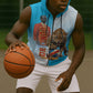 Custom DR Congo Football 2026 Sleeveless Zip Hoodie Fimbu Na Fimbu