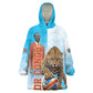 Custom DR Congo Football 2026 Wearable Blanket Hoodie Fimbu Na Fimbu