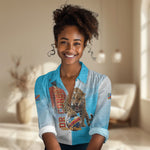 Custom DR Congo Football 2026 Women Casual Shirt Fimbu Na Fimbu