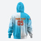 Custom DR Congo Football 2026 Zip Hoodie Fimbu Na Fimbu