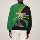 Custom New Zealand And South Africa Rugby Bomber Jacket 2023 Springboks Combine All Black Silver Fern