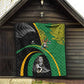New Zealand And South Africa Rugby Quilt 2023 Springboks Combine All Black Silver Fern