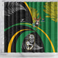 New Zealand And South Africa Rugby Shower Curtain 2023 Springboks Combine All Black Silver Fern