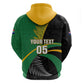 Custom New Zealand And South Africa Rugby Zip Hoodie 2023 Springboks Combine All Black Silver Fern