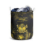 Haiti 1804 Laundry Basket Gold Tropical Leaves And Coat Of Arms - African Pride