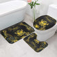 Haiti 1804 Bathroom Set Gold Tropical Leaves And Coat Of Arms