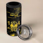 Haiti 1804 4 in 1 Can Cooler Tumbler Gold Tropical Leaves And Coat Of Arms - African Pride