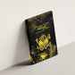 Haiti 1804 Canvas Wall Art Gold Tropical Leaves And Coat Of Arms - African Pride