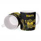 Haiti 1804 Ceramic Mug Gold Tropical Leaves And Coat Of Arms