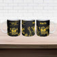 Haiti 1804 Ceramic Mug Gold Tropical Leaves And Coat Of Arms