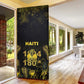 Haiti 1804 Door Cover Gold Tropical Leaves And Coat Of Arms