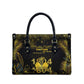 Haiti 1804 Leather Bag Gold Tropical Leaves And Coat Of Arms