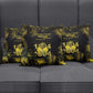 Haiti 1804 Pillow Cover Gold Tropical Leaves And Coat Of Arms