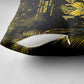 Haiti 1804 Pillow Cover Gold Tropical Leaves And Coat Of Arms
