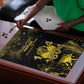 Haiti 1804 Puzzle Gold Tropical Leaves And Coat Of Arms
