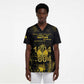 Haiti 1804 Scrub Top Gold Tropical Leaves And Coat Of Arms - African Pride