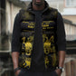 Haiti 1804 Sleeveless Puffer Jacket Gold Tropical Leaves And Coat Of Arms