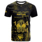 Haiti 1804 T shirt Gold Tropical Leaves And Coat Of Arms LT05