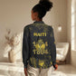 Haiti 1804 Women Casual Shirt Gold Tropical Leaves And Coat Of Arms - African Pride