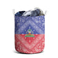 Afro Haiti Paisley Laundry Basket Haitian Flag Bandana Style - African Pride