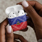 Afro Haiti Paisley AirPods Case Haitian Flag Bandana Style