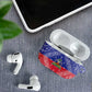 Afro Haiti Paisley AirPods Case Haitian Flag Bandana Style