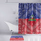 Afro Haiti Paisley Bathroom Set Haitian Flag Bandana Style