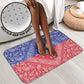 Afro Haiti Paisley Bathroom Set Haitian Flag Bandana Style