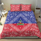 Afro Haiti Paisley Bedding Set Haitian Flag Bandana Style - African Pride
