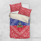 Afro Haiti Paisley Bedding Set Haitian Flag Bandana Style - African Pride