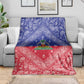Afro Haiti Paisley Blanket Haitian Flag Bandana Style - African Pride