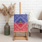 Afro Haiti Paisley Canvas Wall Art Haitian Flag Bandana Style - African Pride