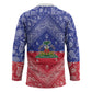 Afro Haiti Paisley Hockey Jersey Haitian Flag Bandana Style