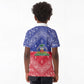 Afro Haiti Paisley Kid Polo Shirt Haitian Flag Bandana Style - African Pride