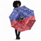Afro Haiti Paisley Umbrella Haitian Flag Bandana Style