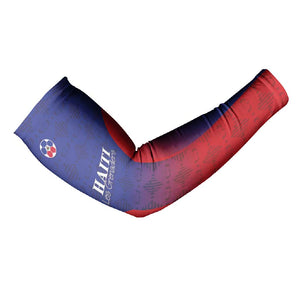 Custom Afro Haiti Football Arm Sleeves Sporty Style
