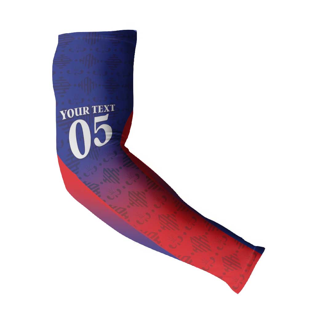Custom Afro Haiti Football Arm Sleeves Sporty Style