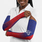 Custom Afro Haiti Football Arm Sleeves Sporty Style