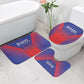 Afro Haiti Football Bathroom Set Sporty Style