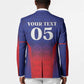 Custom Afro Haiti Football Blazer Sporty Style