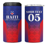 Custom Afro Haiti Football 4 in 1 Can Cooler Tumbler Sporty Style - African Pride