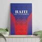 Afro Haiti Football Canvas Wall Art Sporty Style - African Pride