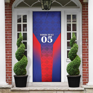 Custom Afro Haiti Football Door Cover Sporty Style