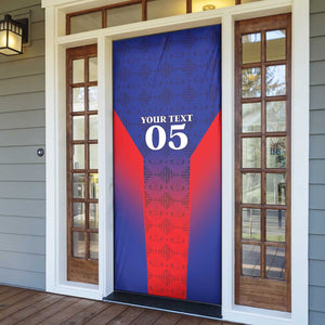 Custom Afro Haiti Football Door Cover Sporty Style