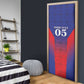 Custom Afro Haiti Football Door Cover Sporty Style