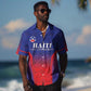 Custom Afro Haiti Football Hawaiian Shirt Sporty Style LT05