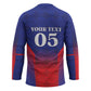Custom Afro Haiti Football Hockey Jersey Sporty Style