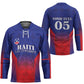 Custom Afro Haiti Football Hockey Jersey Sporty Style